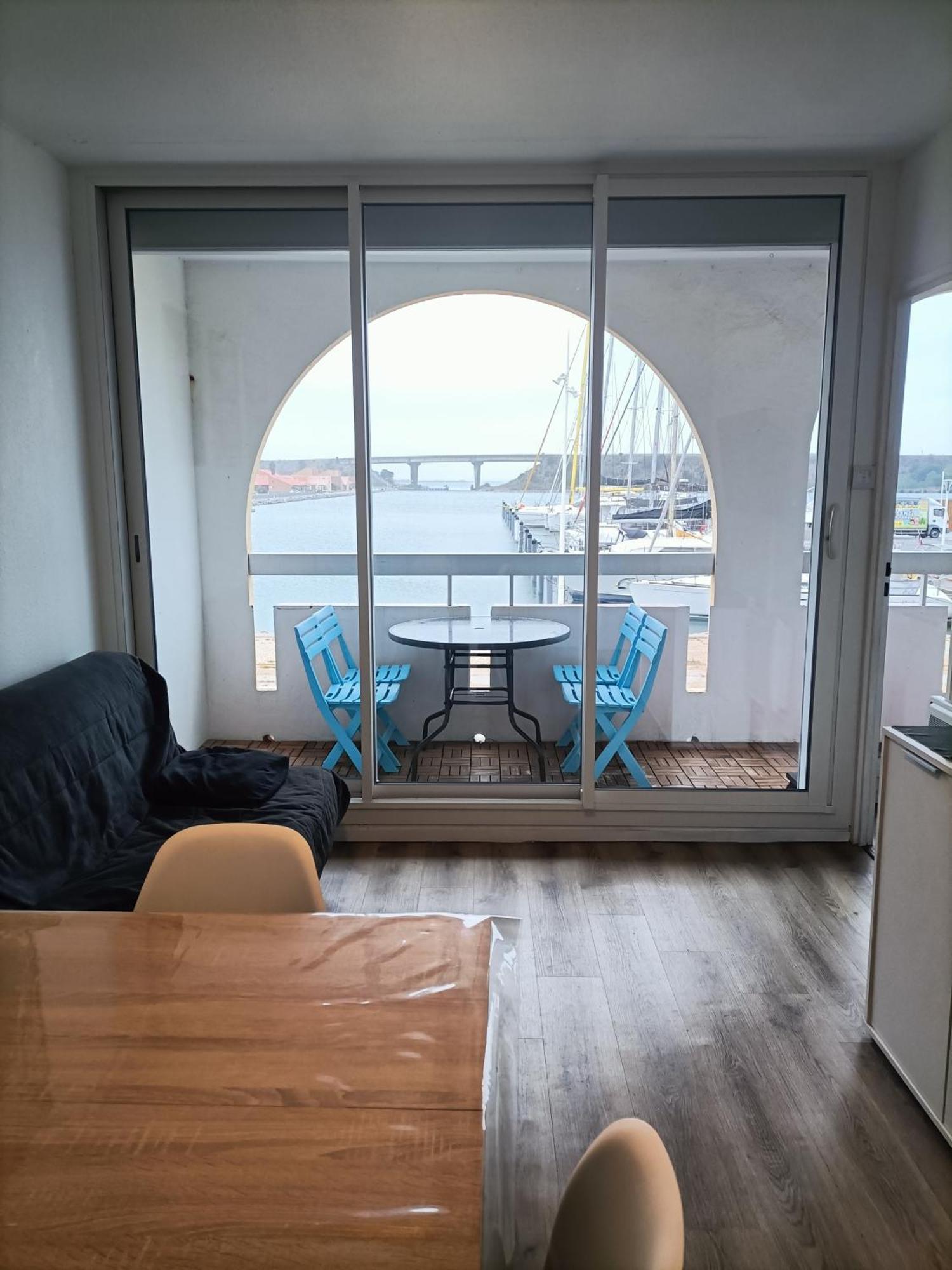 T2 Cabine Avec Tres Belle Vue Sur Le Port De Plaisance Лекат Екстер'єр фото